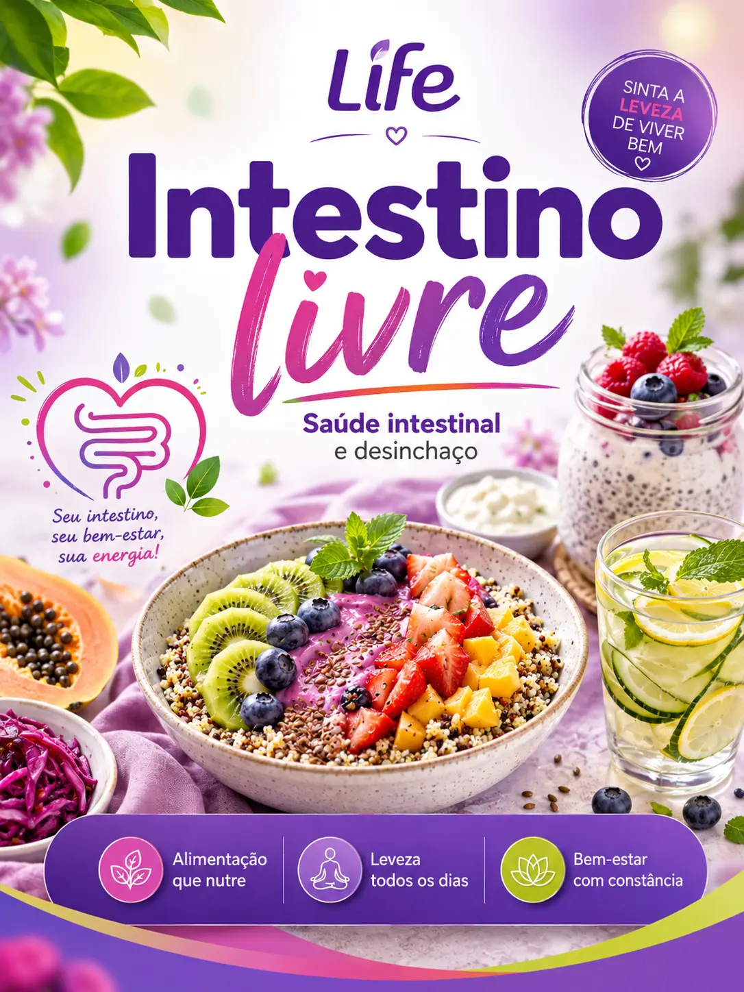 Capa do eBook Intestino livre